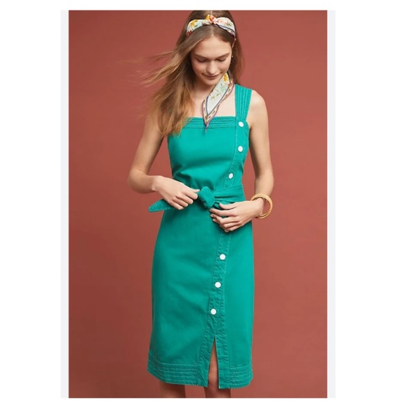 Anthropologie Dresses & Skirts - ELIZABETH BUTTON-FRONT DRESS